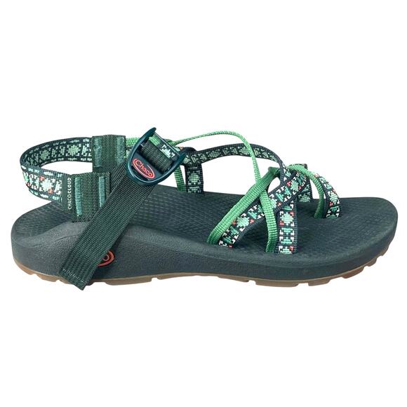 Chaco Women’s Z Cloud X2 Green Hiking Trail Sandal Size US 8 - Picture 1 of 9